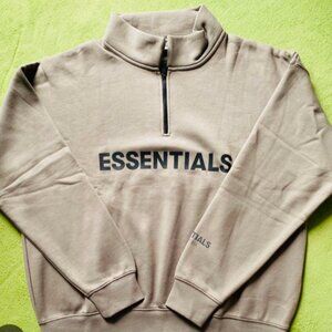 Essential Fear of God quarter zip khaki XL